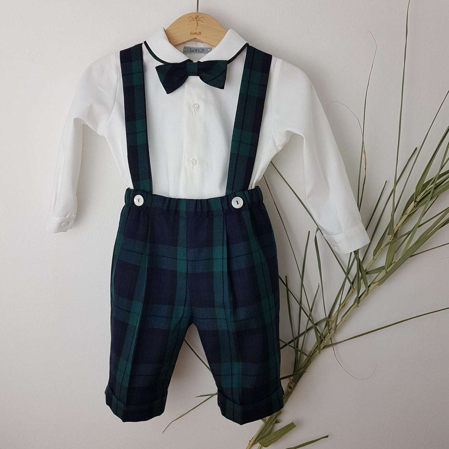 Completo Scozzese Blu Verde