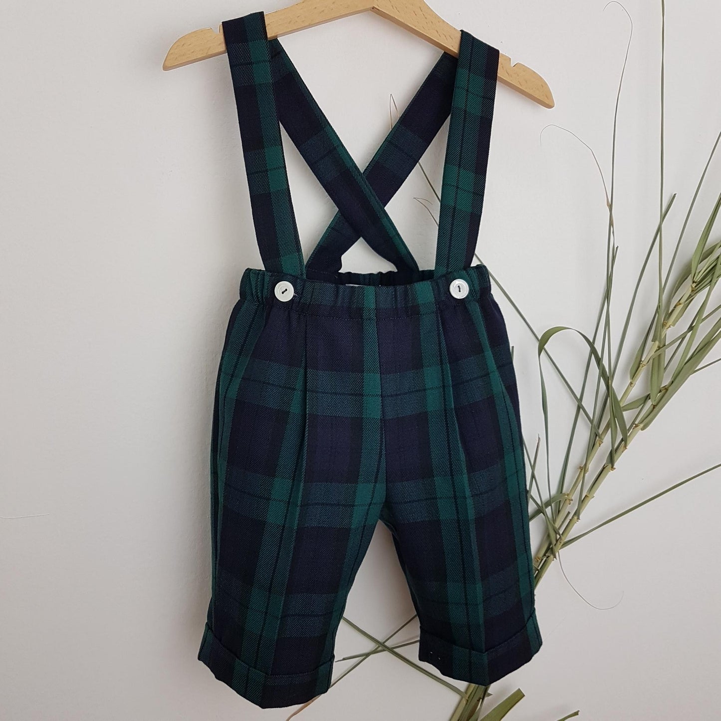 Completo Scozzese Blu Verde