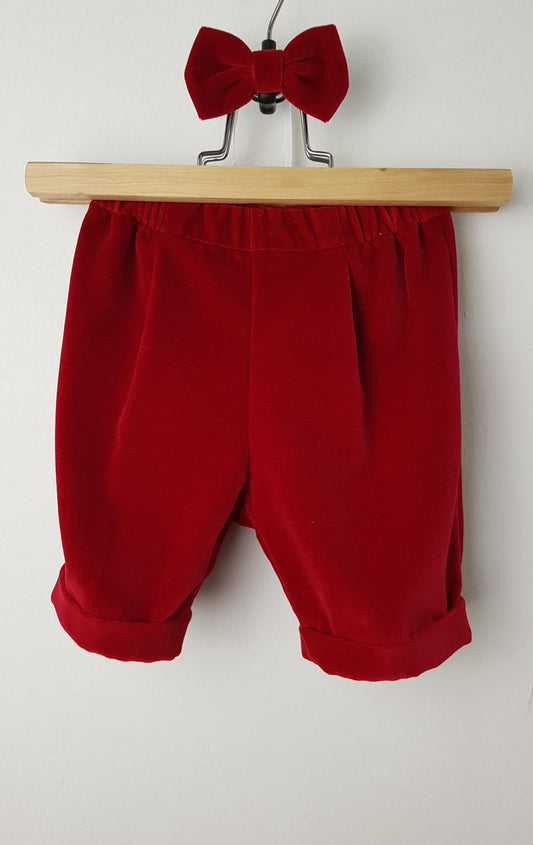 Bermuda Velluto Rosso