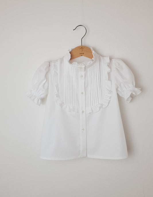 Camicia Bianca Frisè