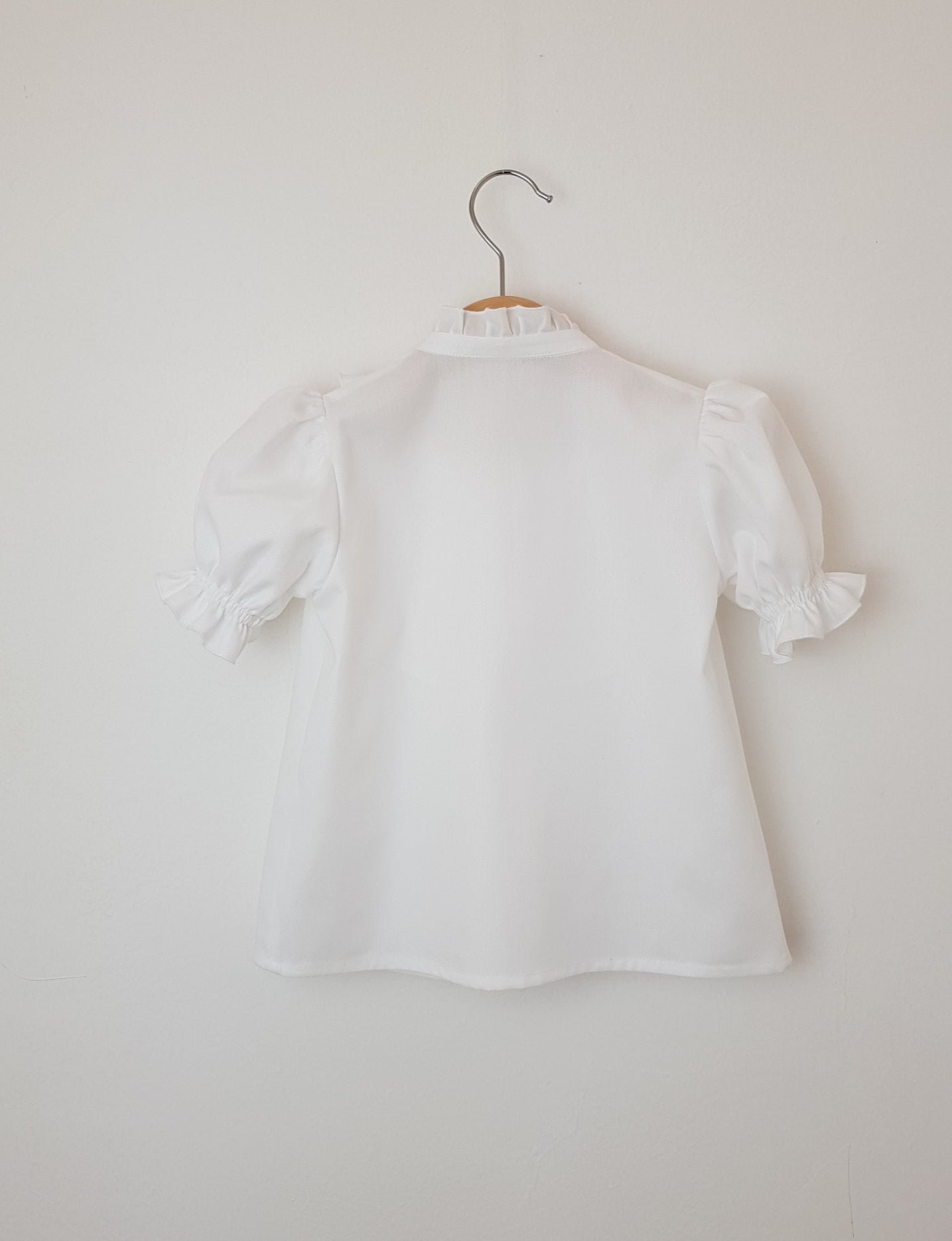 Camicia Bianca Frisè
