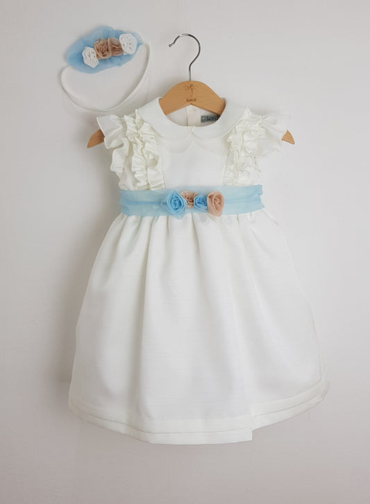Abito Bianco Celeste